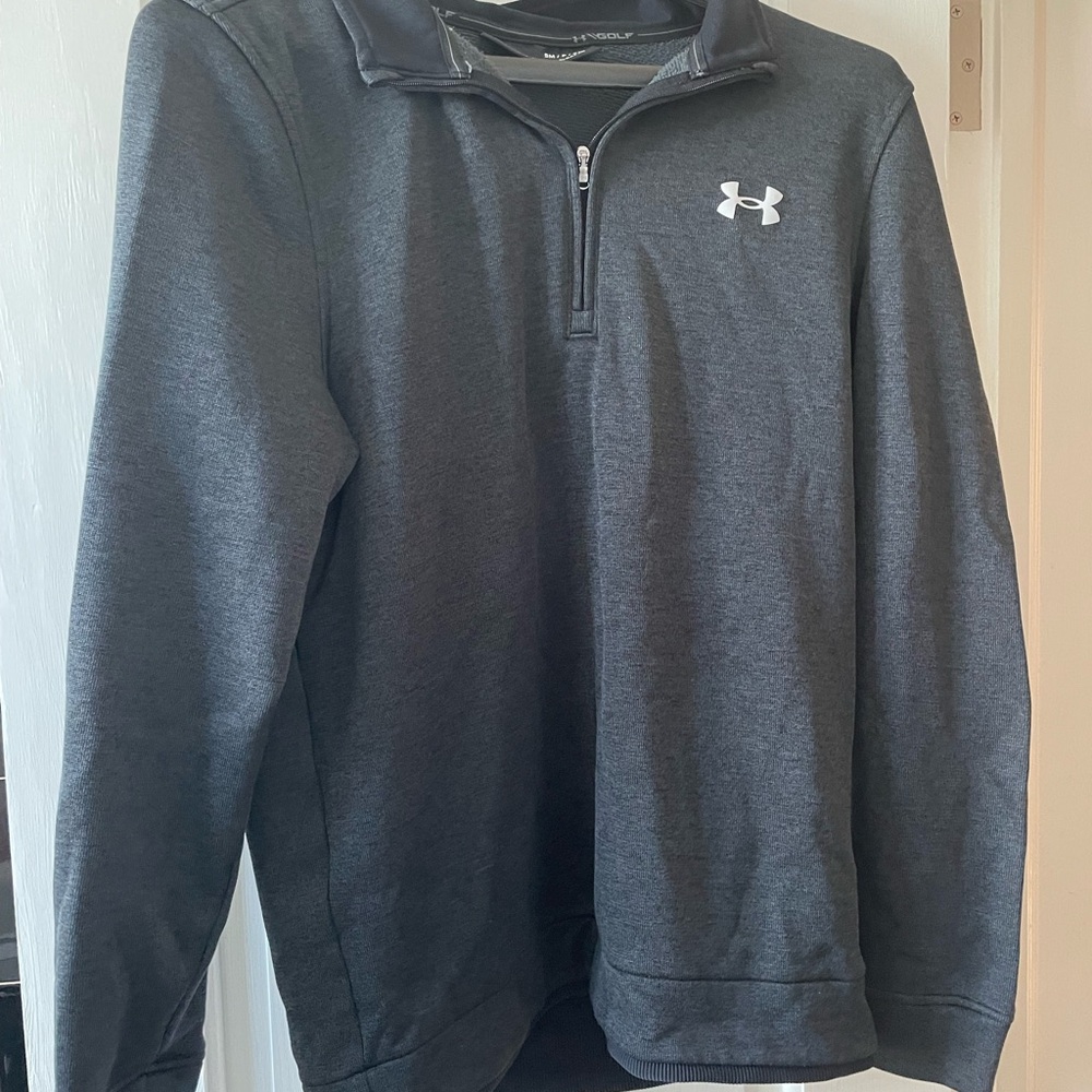 Under Armour Black Quarter-Zip Pullover Small